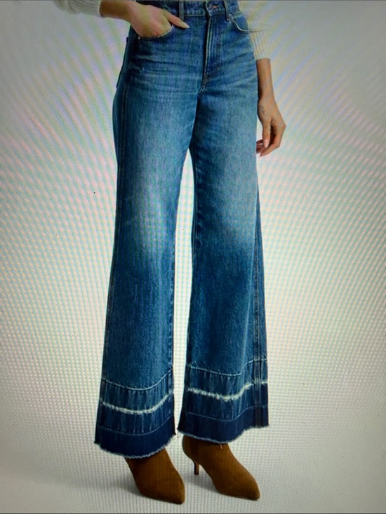 Veronica Beard Denim - VERONICA BEARD Taylor Wide-Leg in City Blast Size 28